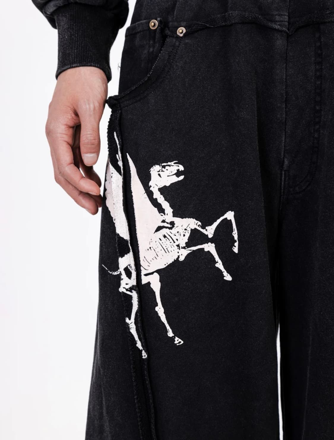 (2002)Skull Pegasus Sweat Pants to 상품이미지4