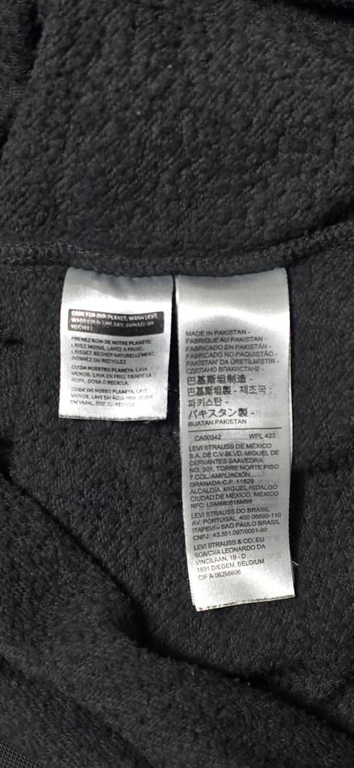 리바이스 진회색 오버핏 맨투맨 S 상품이미지4