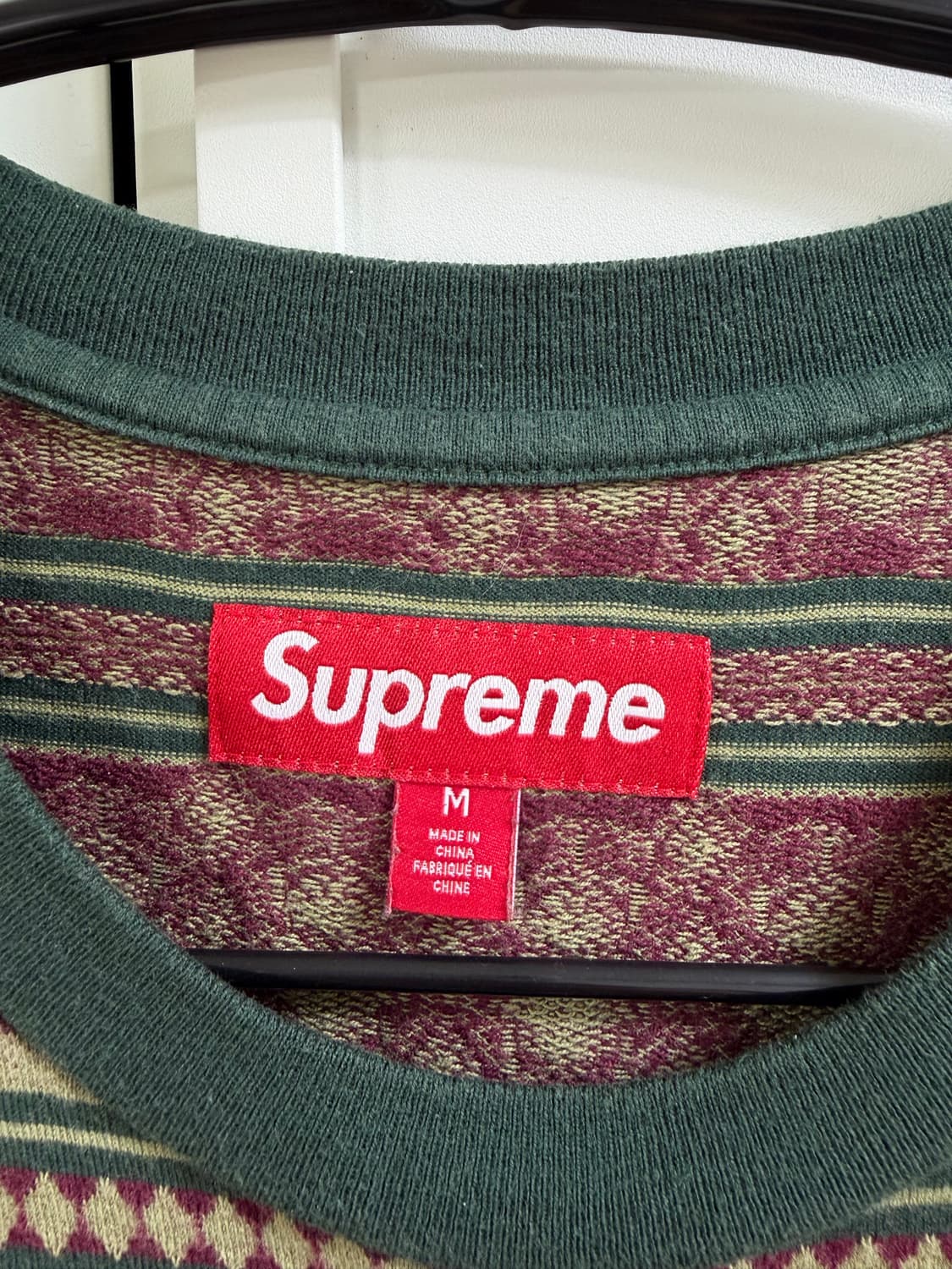 슈프림 자카드 스캐럽 티 상품이미지4