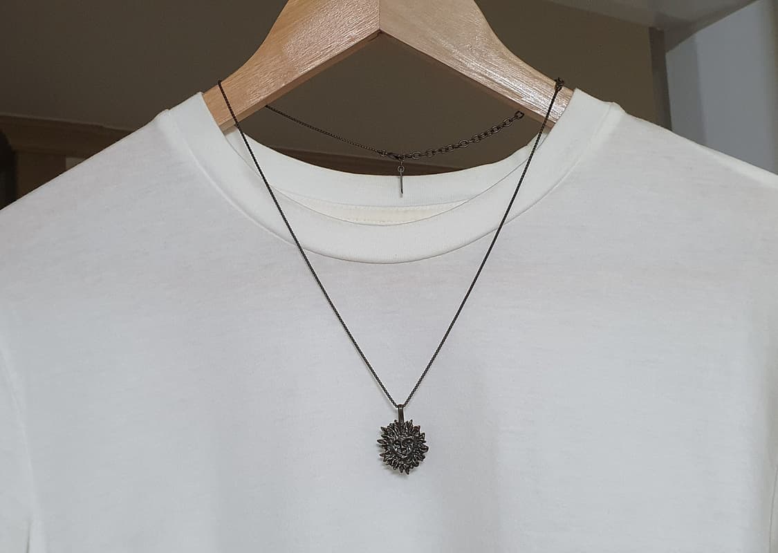 생로랑 선페이스 앤틱 목걸이 상품이미지3