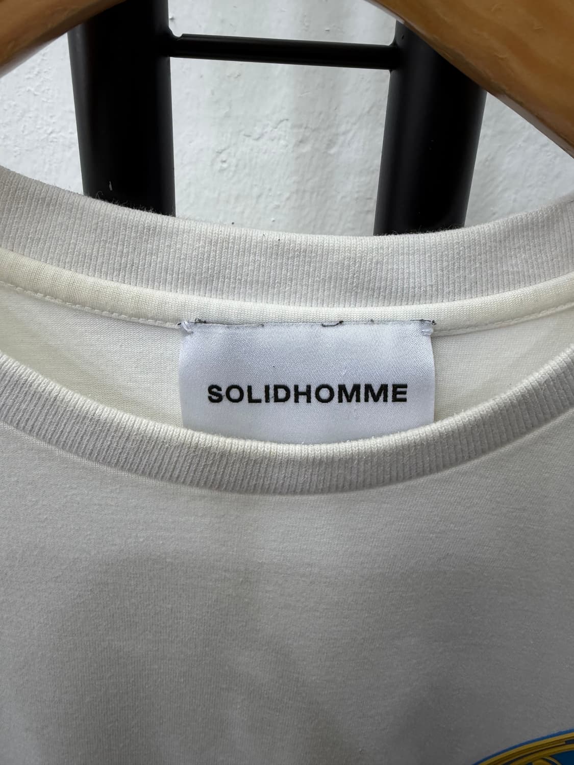 정품) 솔리드옴므 로고 패치 반팔티 48 상품이미지6
