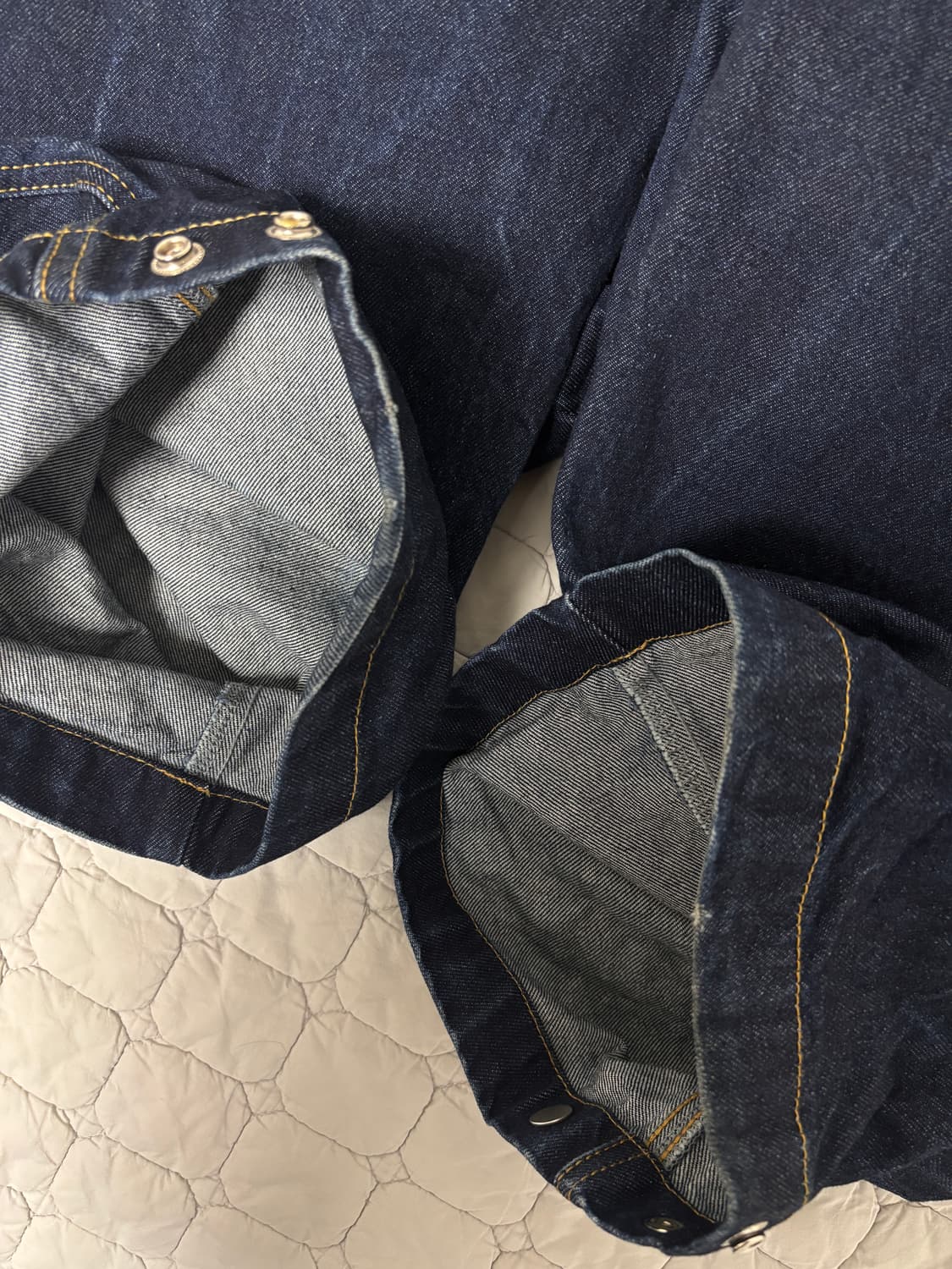 [2] 9999아카이브 더블니 데님팬츠 상품이미지8