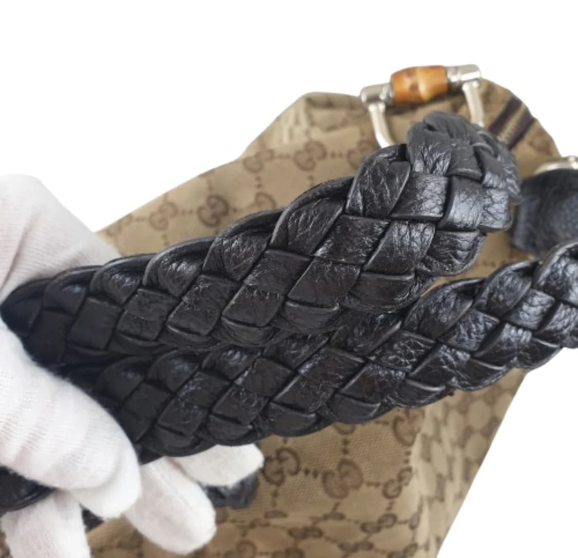 구찌 뱀부 바 GG 캔버스 토트백 상품이미지6