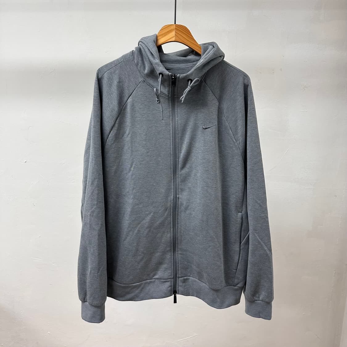 NIKE 나이키 드라이핏 후드 집업 그레이 XL사이즈 J36 상품이미지1