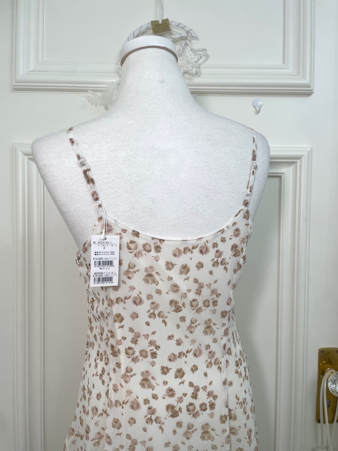 LEST ROSE ivory rose print feminine slee 상품이미지4