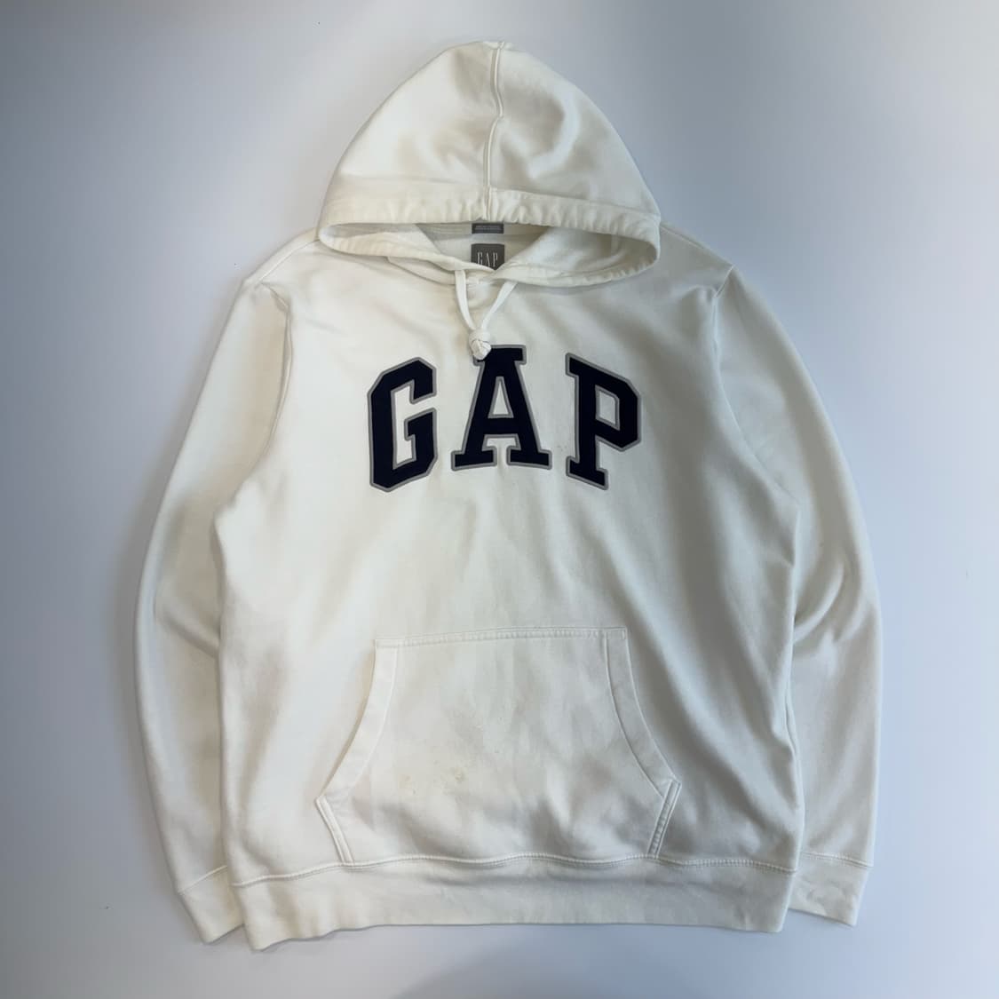 Gap 갭 네이비 로고 아이보리 후드티   상품이미지3