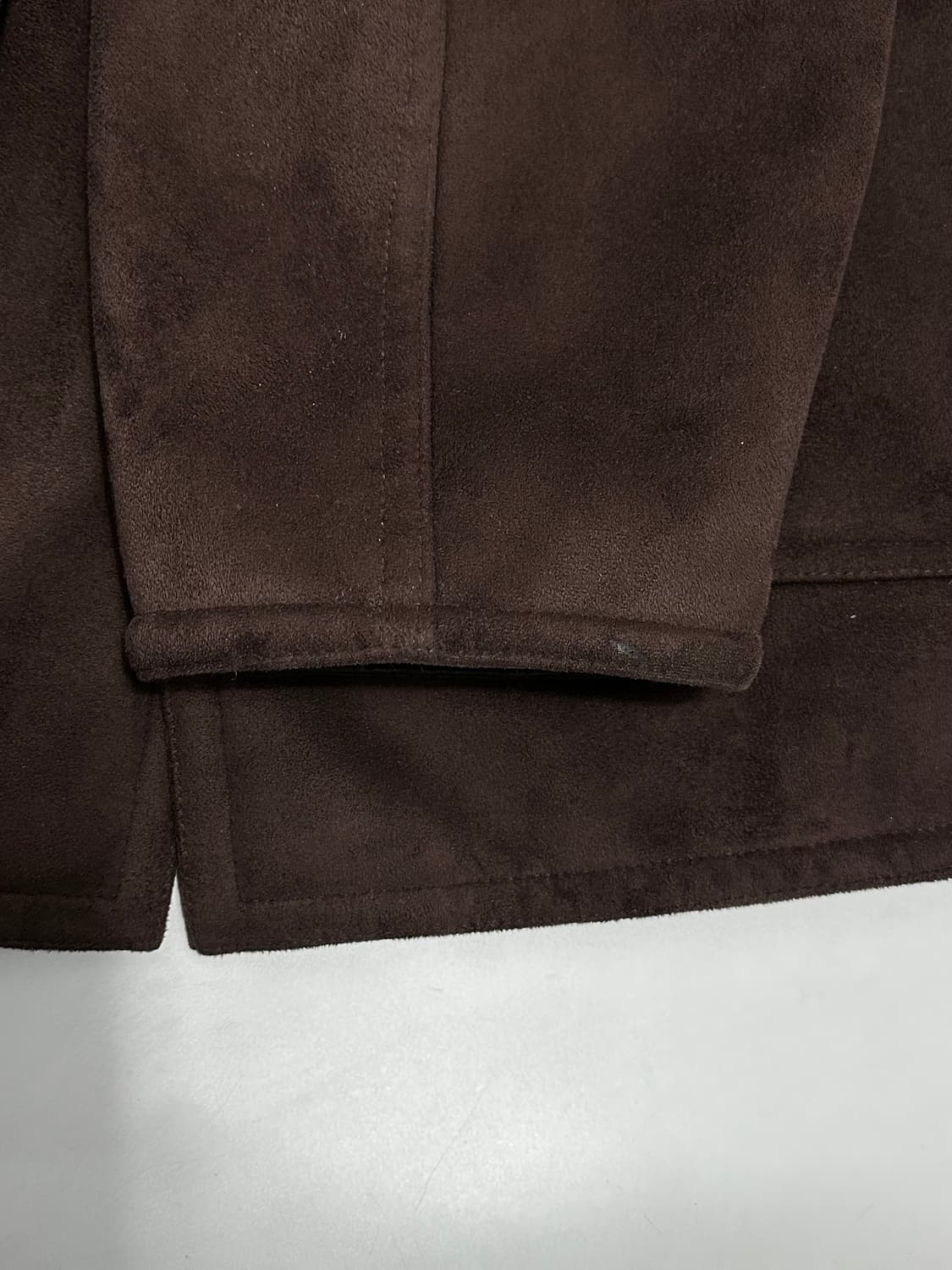 마르코폴로 marco polo 인조 스웨이드 퍼 카라 자켓 상품이미지7