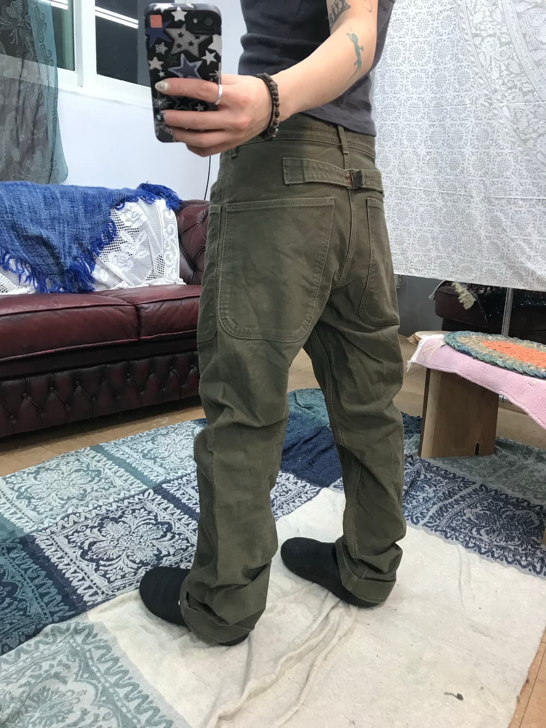 아웃스탠딩 워크웨어 신치백 코튼팬츠  상품이미지2