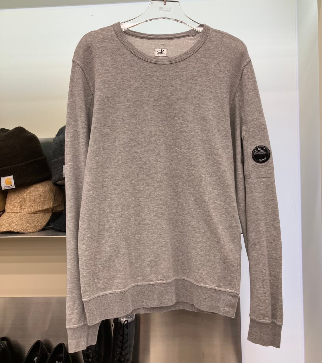 CP company 플리스 렌즈 크루넥 상품이미지1