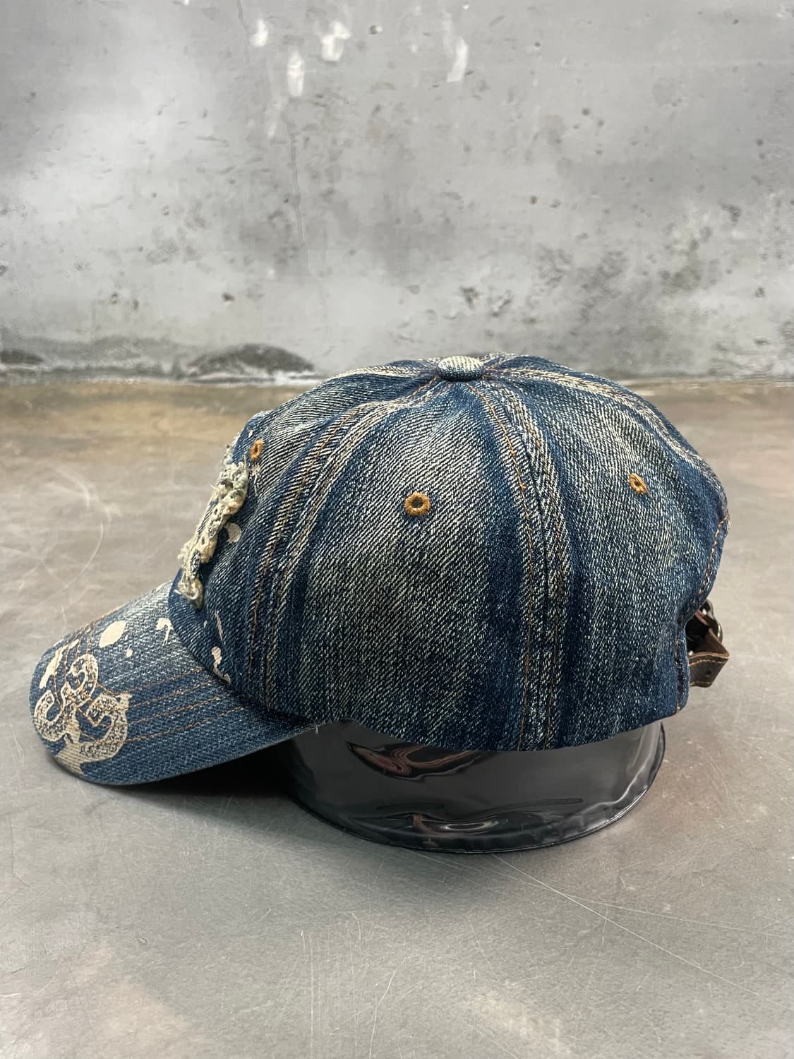 본더치 y2k 그런지 데님 캡 상품이미지3