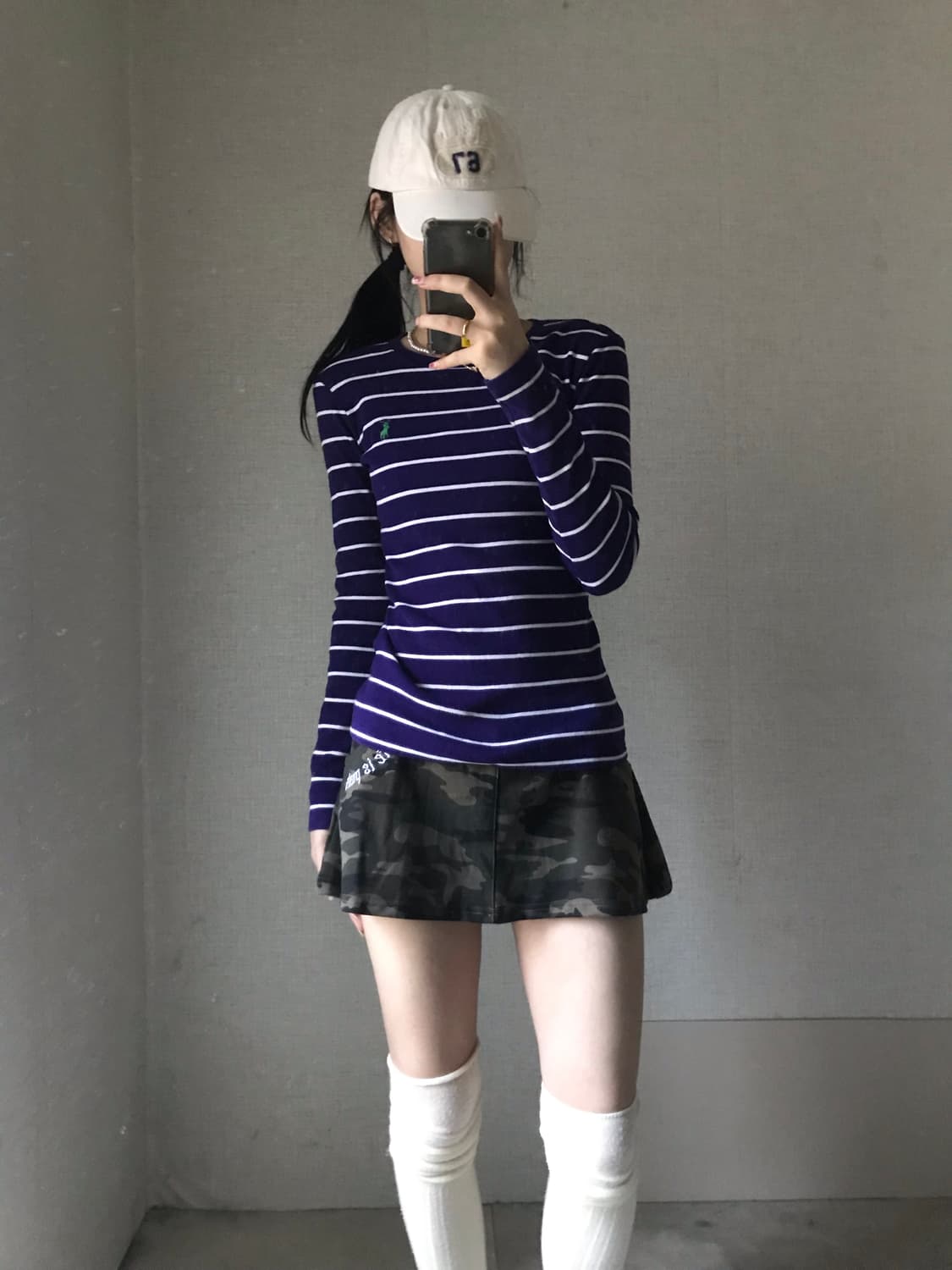 폴로 스트라이프 슬림핏 롱슬리브 상품이미지5