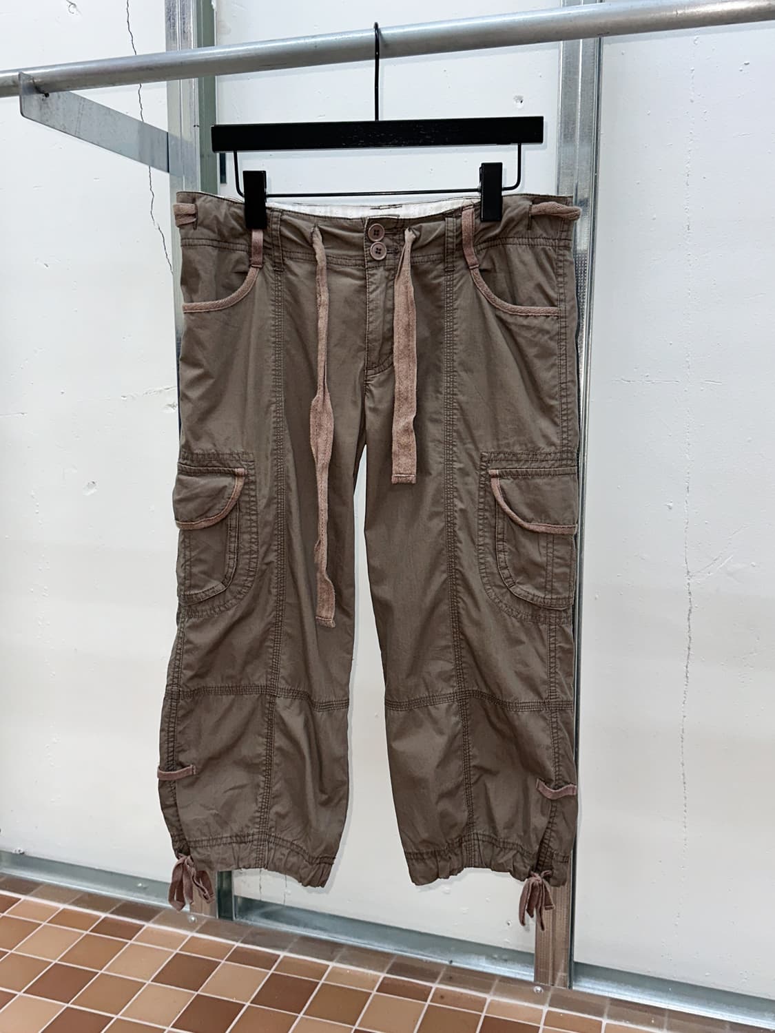 cocoa brown capri pants 상품이미지1