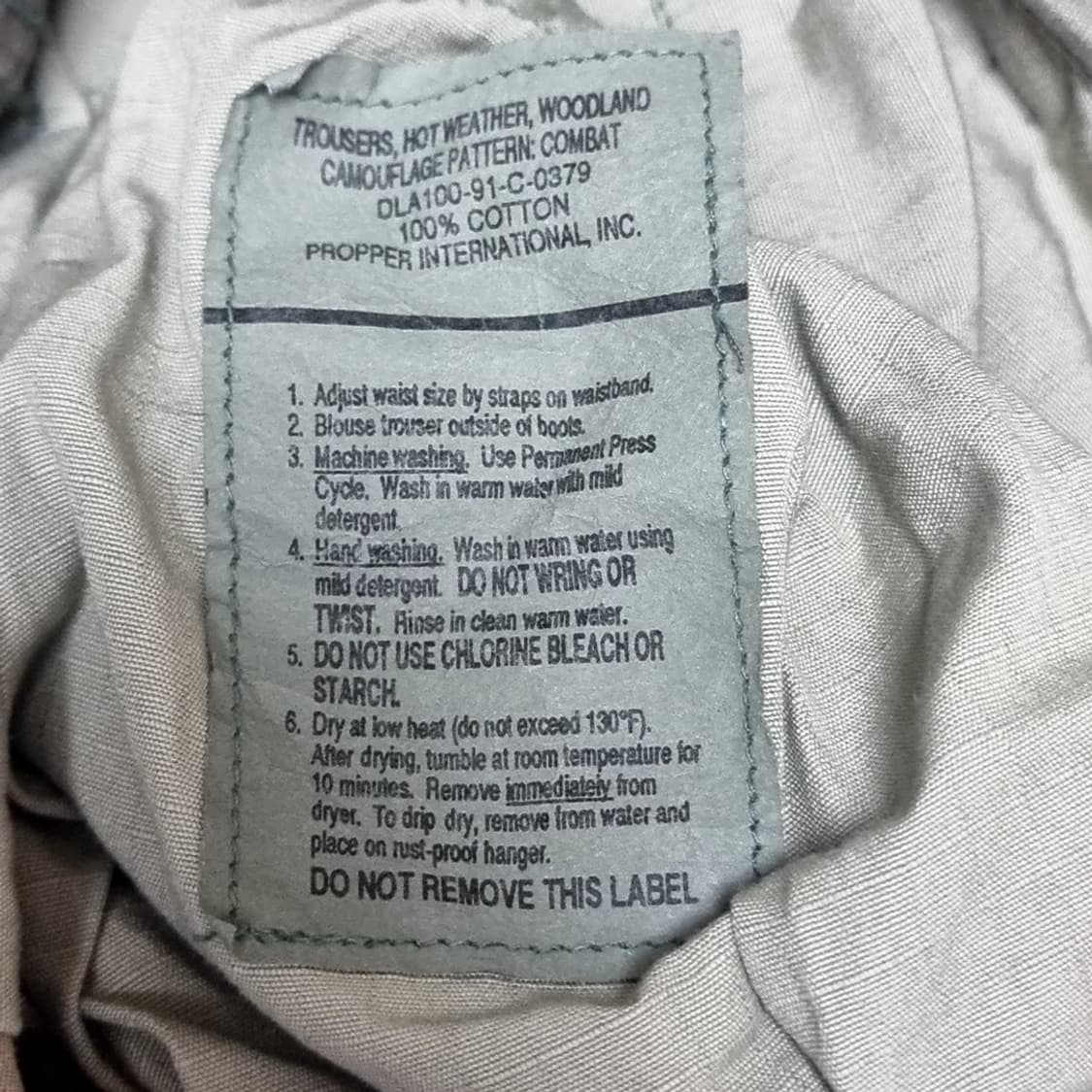미군 우드랜드 랍스탑 바지(m-r) 상품이미지7