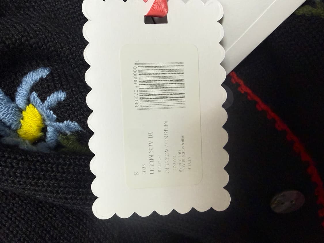 쉬림프 shrimps 꽃 자수 가디건  상품이미지9