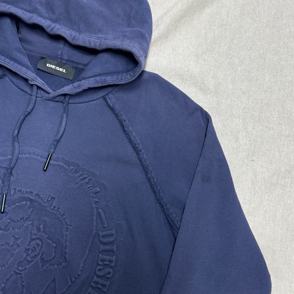 디젤 빈티지 모히칸 그런지 입체 후드 L 상품이미지2