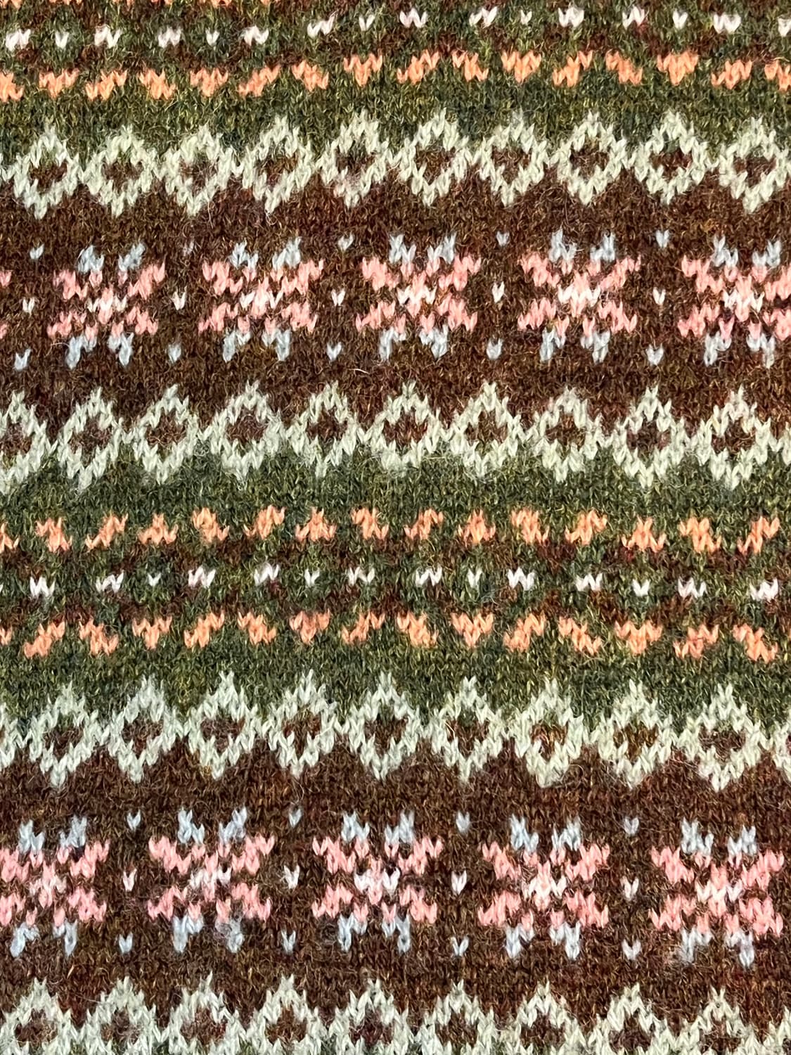 베네통 페어아일 패턴 니트 (이탈리아제) 상품이미지4