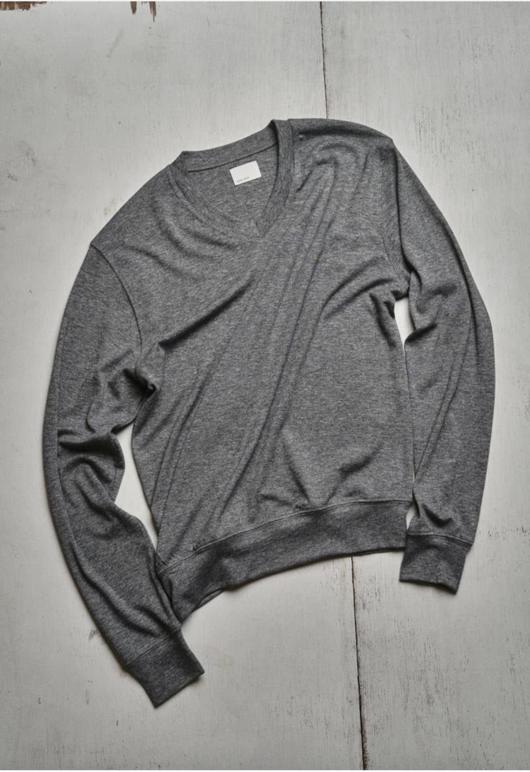 Textured V-neck Sleeve gray (사이즈3) 상품이미지1