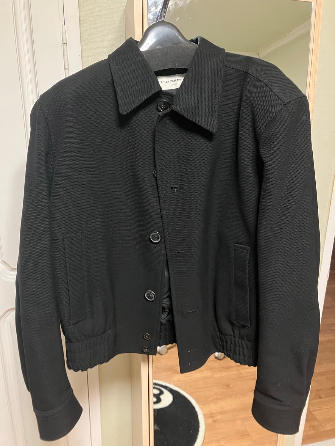 52) 드리스 반 노튼 트윌 자켓 블랙 상품이미지1