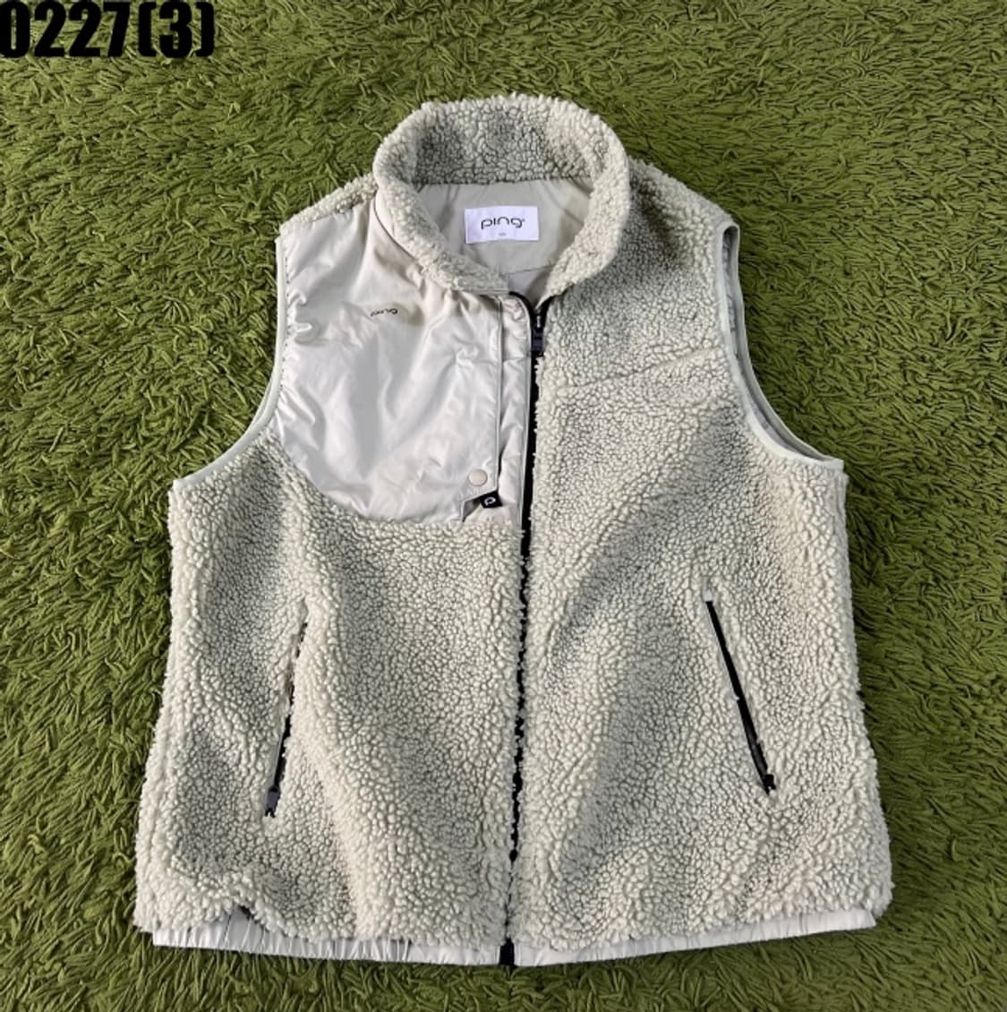핑 플리스 조끼 자켓 상품이미지1