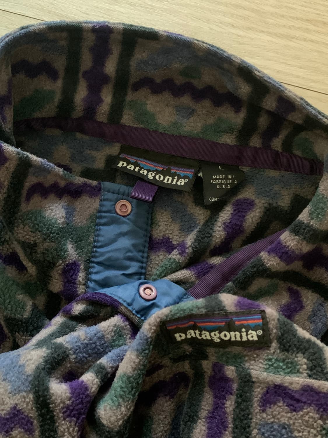 1994 파타고니아 신칠라 스냅티 풀오버 테우엘체 상품이미지5