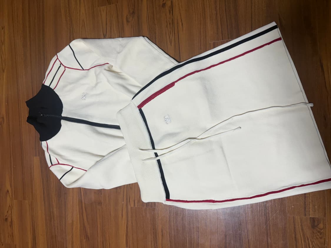 셀린느 니트 집업 투피스 세트 상품이미지2