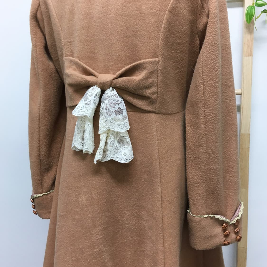 AXES FEMME 엑시즈팜/ 라떼갸루코트 레이스코트 갸루코트 리본코트 상품이미지6