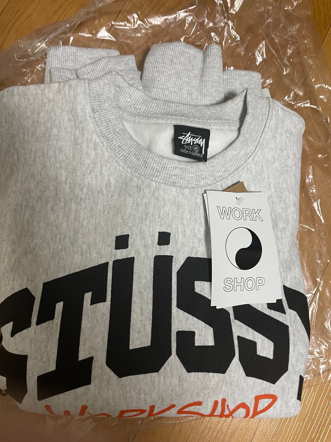 스투시 아워레가시 맨투맨 헤더그레이 M 상품이미지1