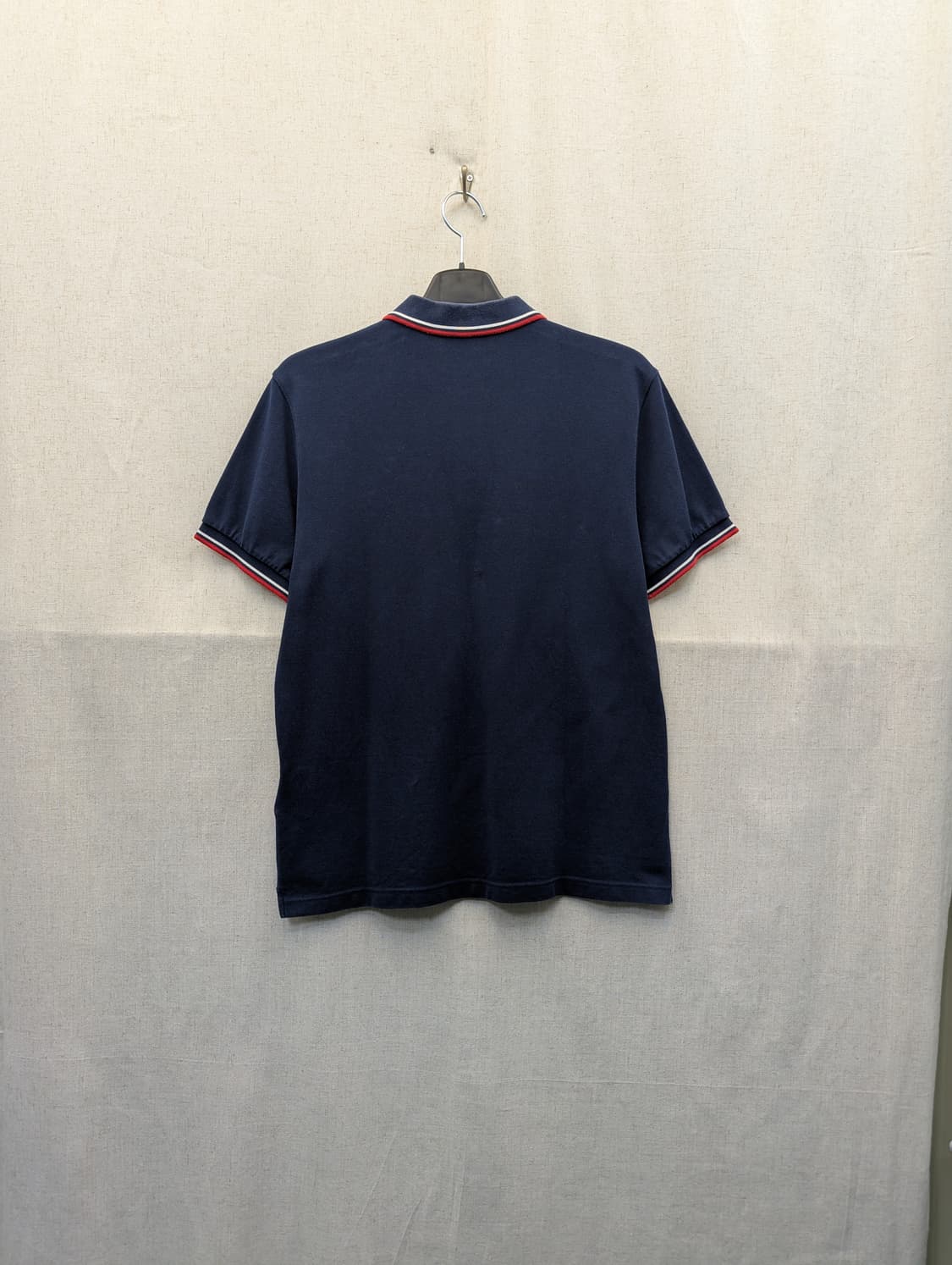 프라다 네이비 반팔 카라티 상품이미지2