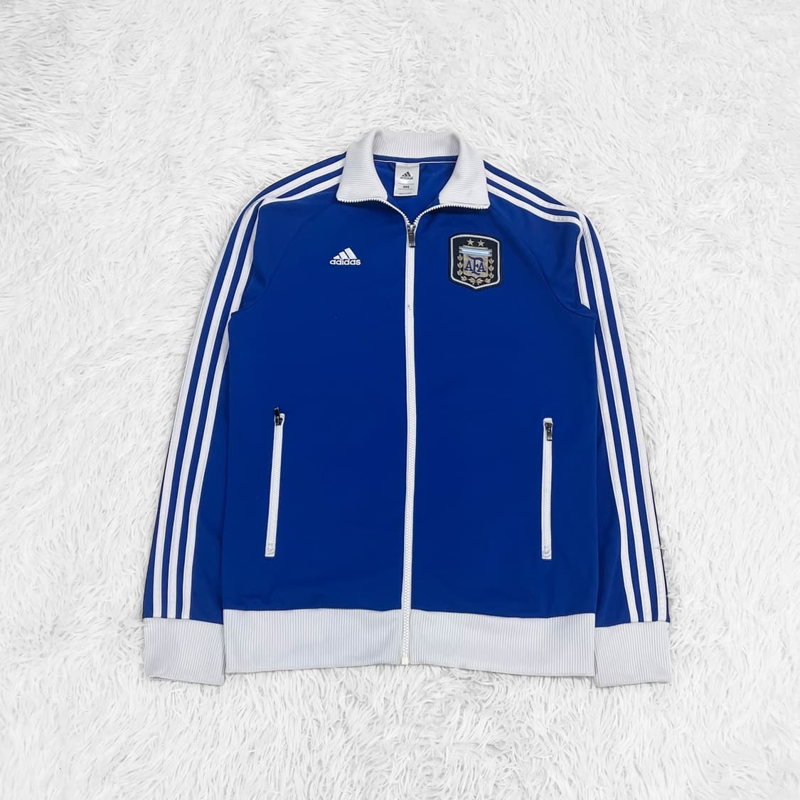아디다스 아르헨티나 트랙탑 져지 화이트 블루 상품이미지2