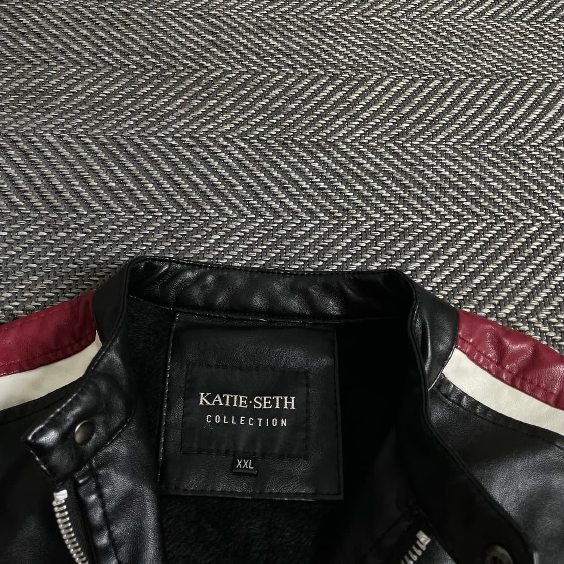 KATIE SETH 빈티지 카페레이서 레더 자켓y 3017 상품이미지8