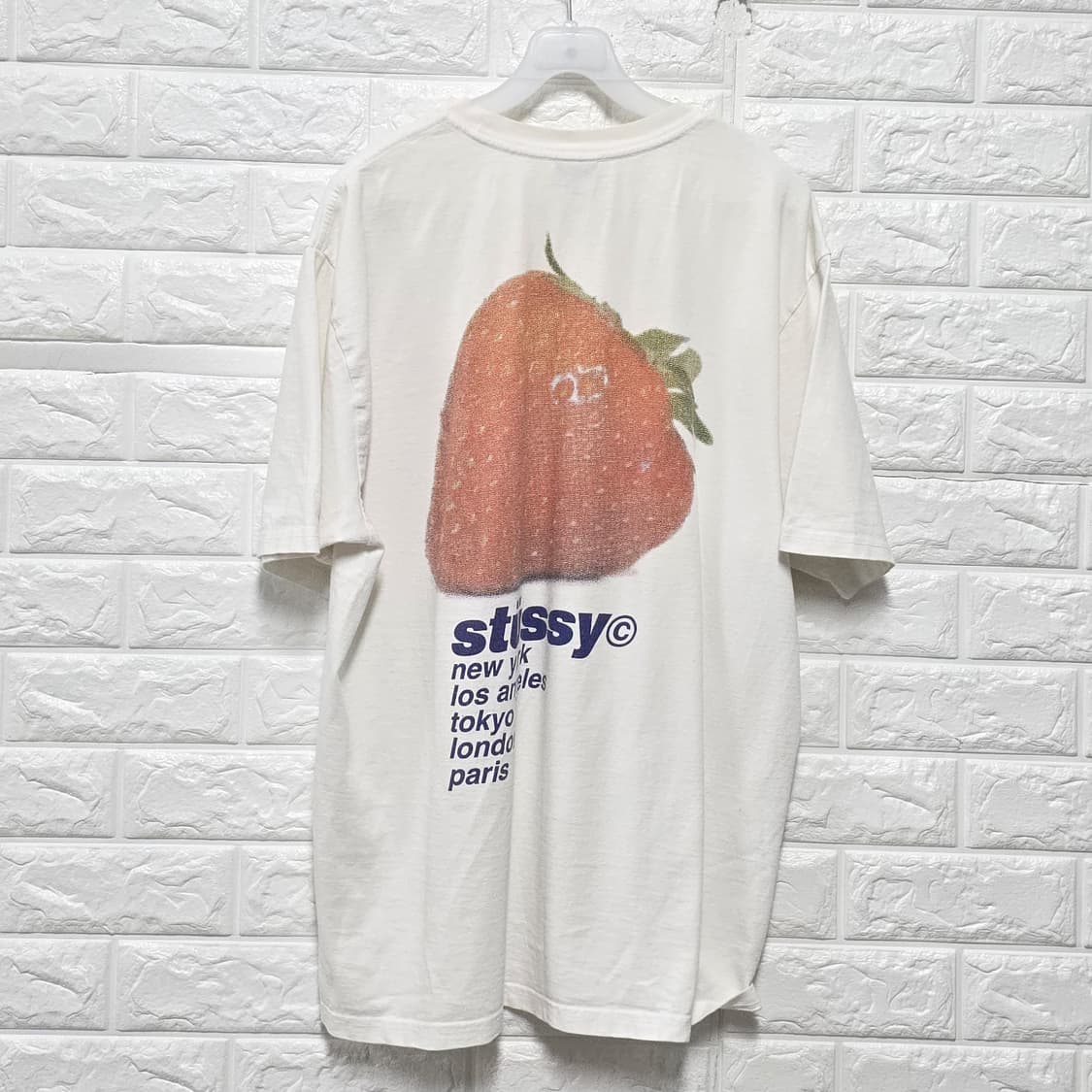 스투시 Stussy 스트로베리 반팔티 L 상품이미지4