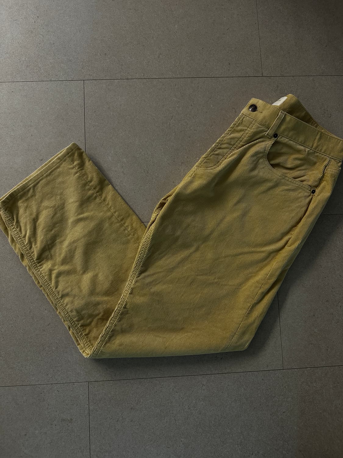 fw22 ald micro cord relaxed cream 상품이미지1