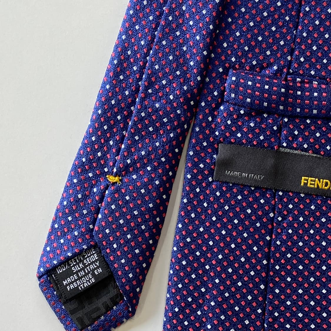 펜디(FENDI) 심플로고 명품 정품 넥타이 8.6cm 상품이미지6