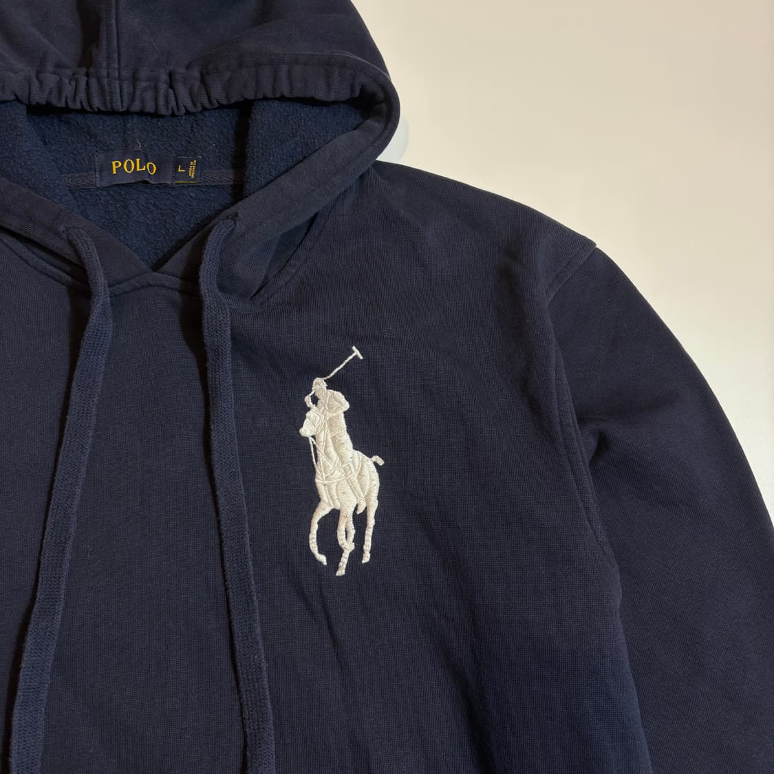 폴로 랄프로렌 빅포니 네이비 후드티 상품이미지3