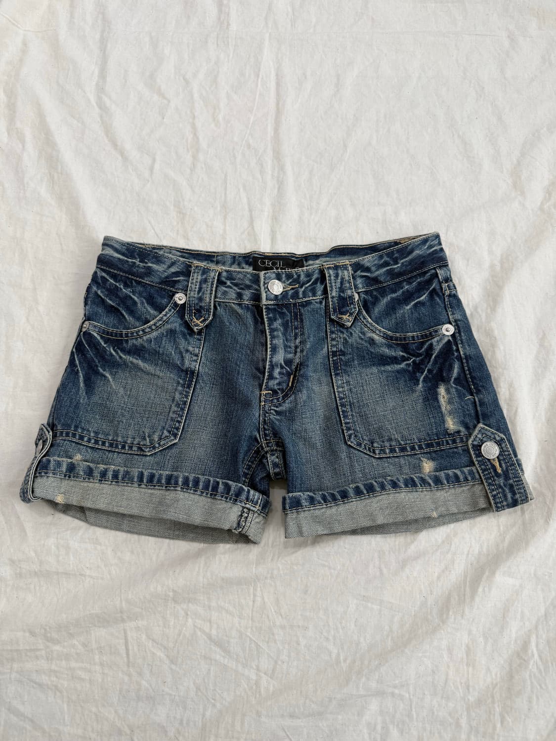세실맥비 y2k 데님 숏팬츠 상품이미지1