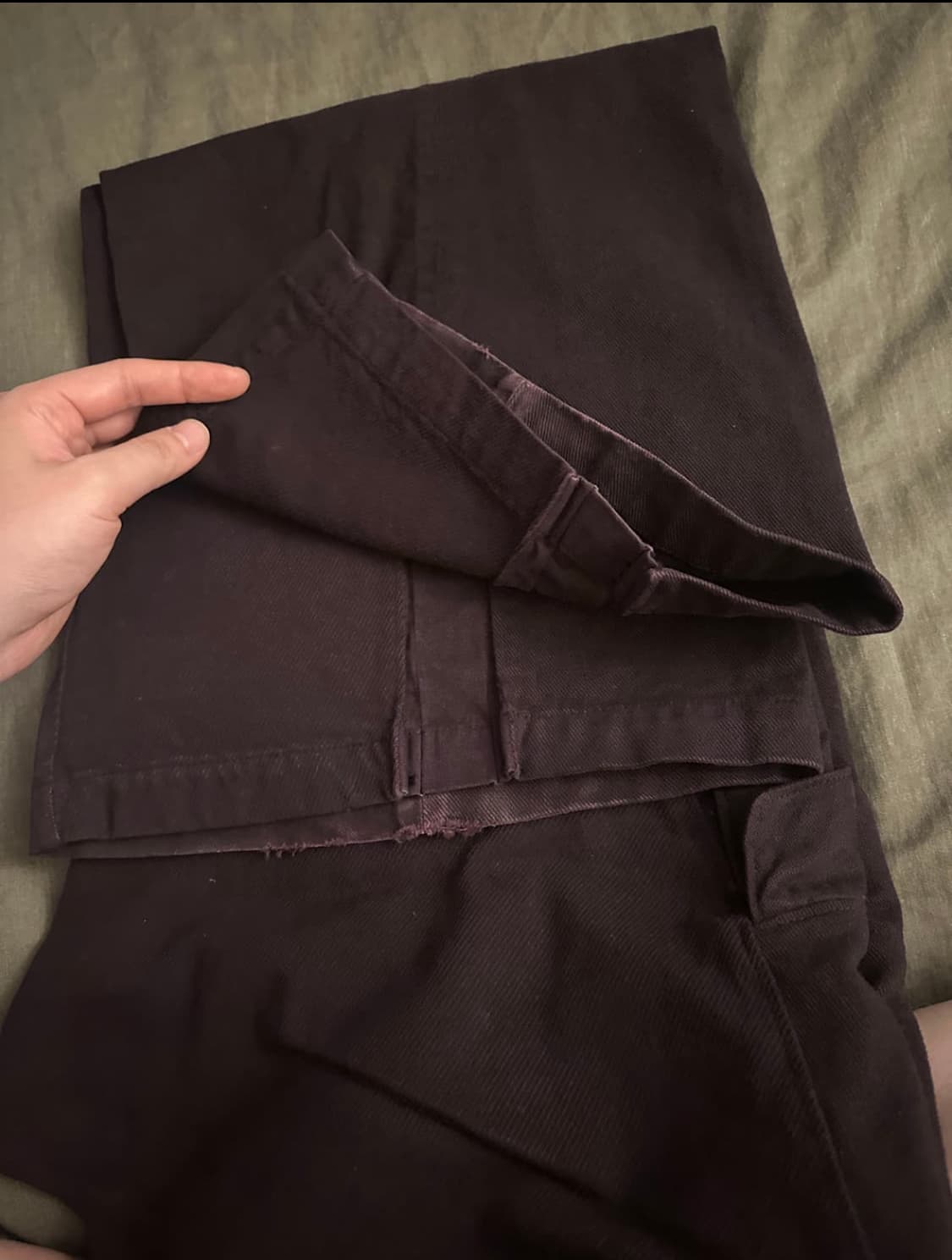 누마레ee 카고팬츠 와인 L사이즈 상품이미지5