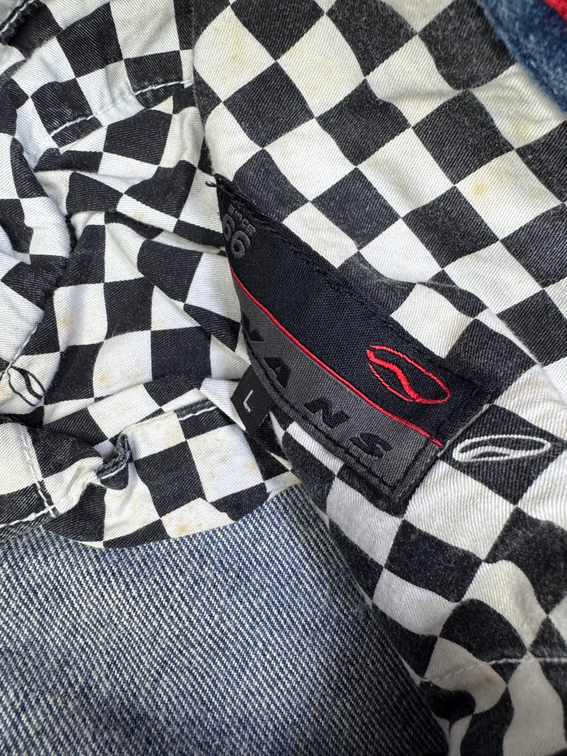 빈티지 90s 반스 스케이트 VANS 카고 헤비 데님  L 상품이미지4