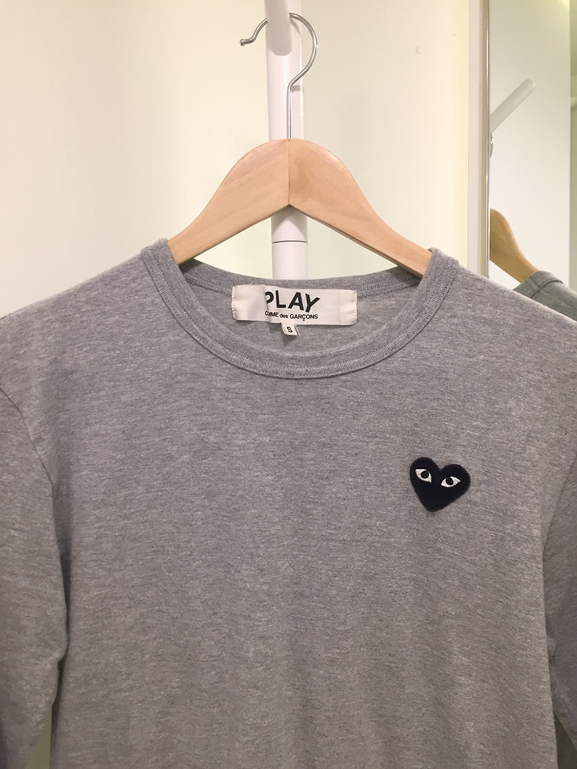 여성 꼼데가르송 라운드 긴팔티 95 상품이미지4