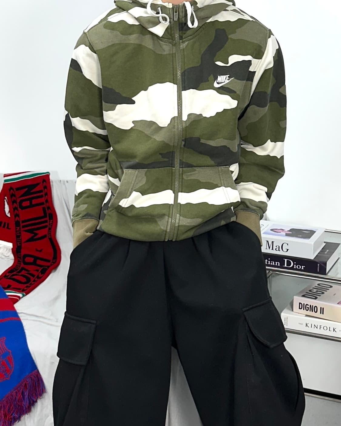 나이키 카모 후드집업 L 상품이미지1