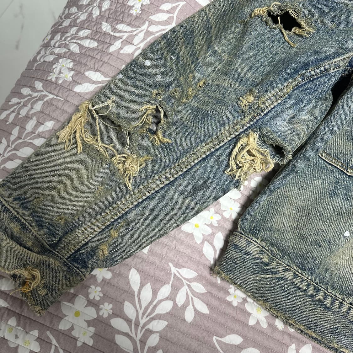 [M] 세인트미카엘 버버진 데님자켓 상품이미지2