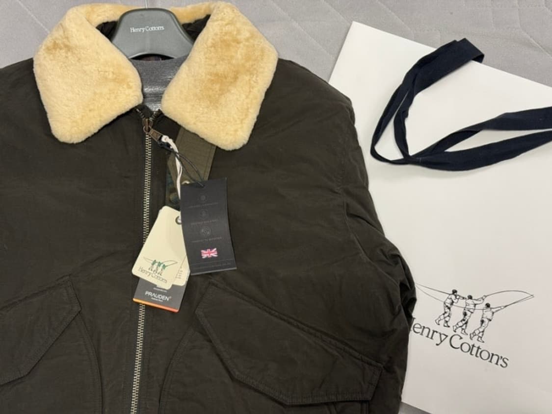 헨리코튼 스핏파이어 빈티지 왁스 다운점퍼(100사이즈) 상품이미지1