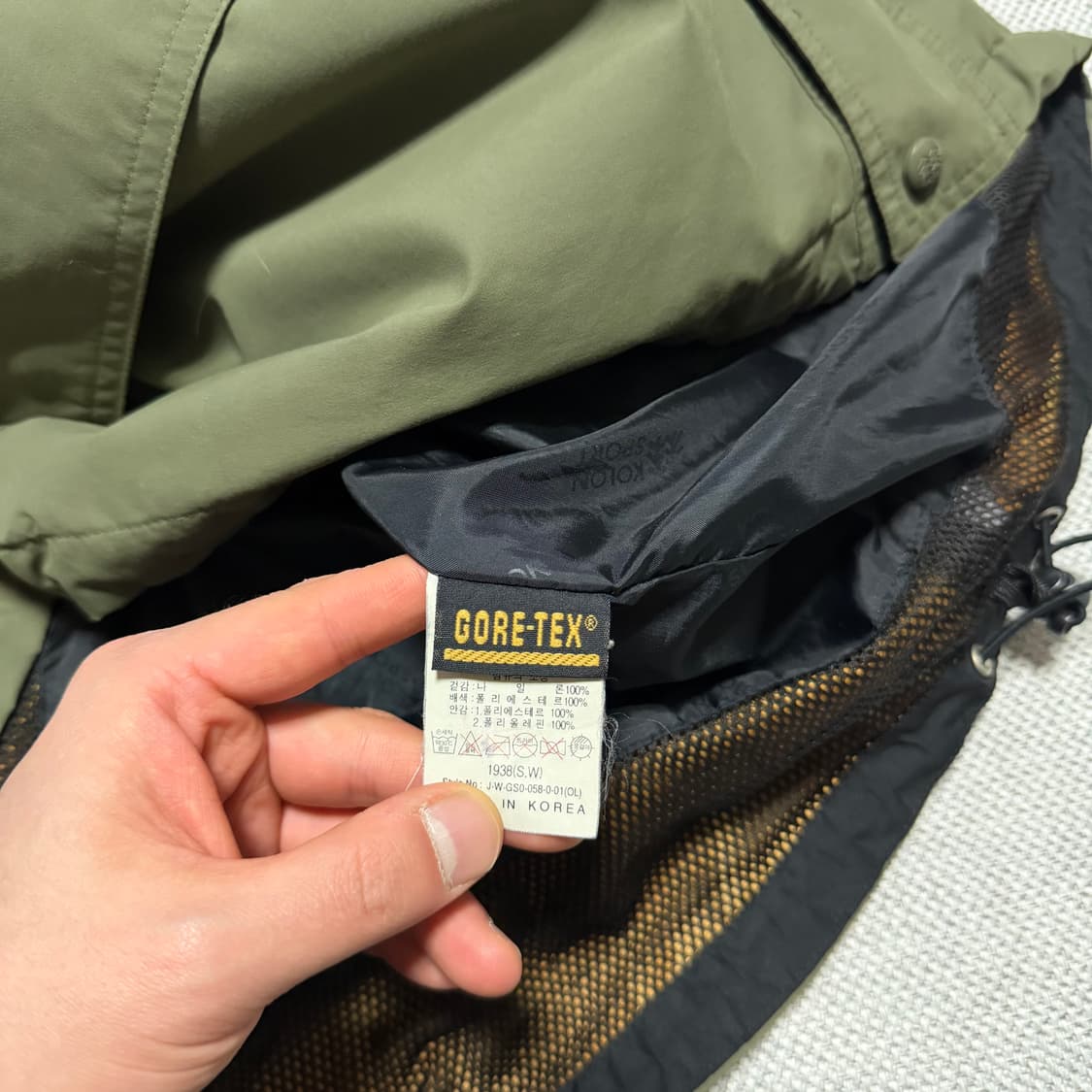 코오롱스포츠 고어텍스 바람막이 자켓 상품이미지5