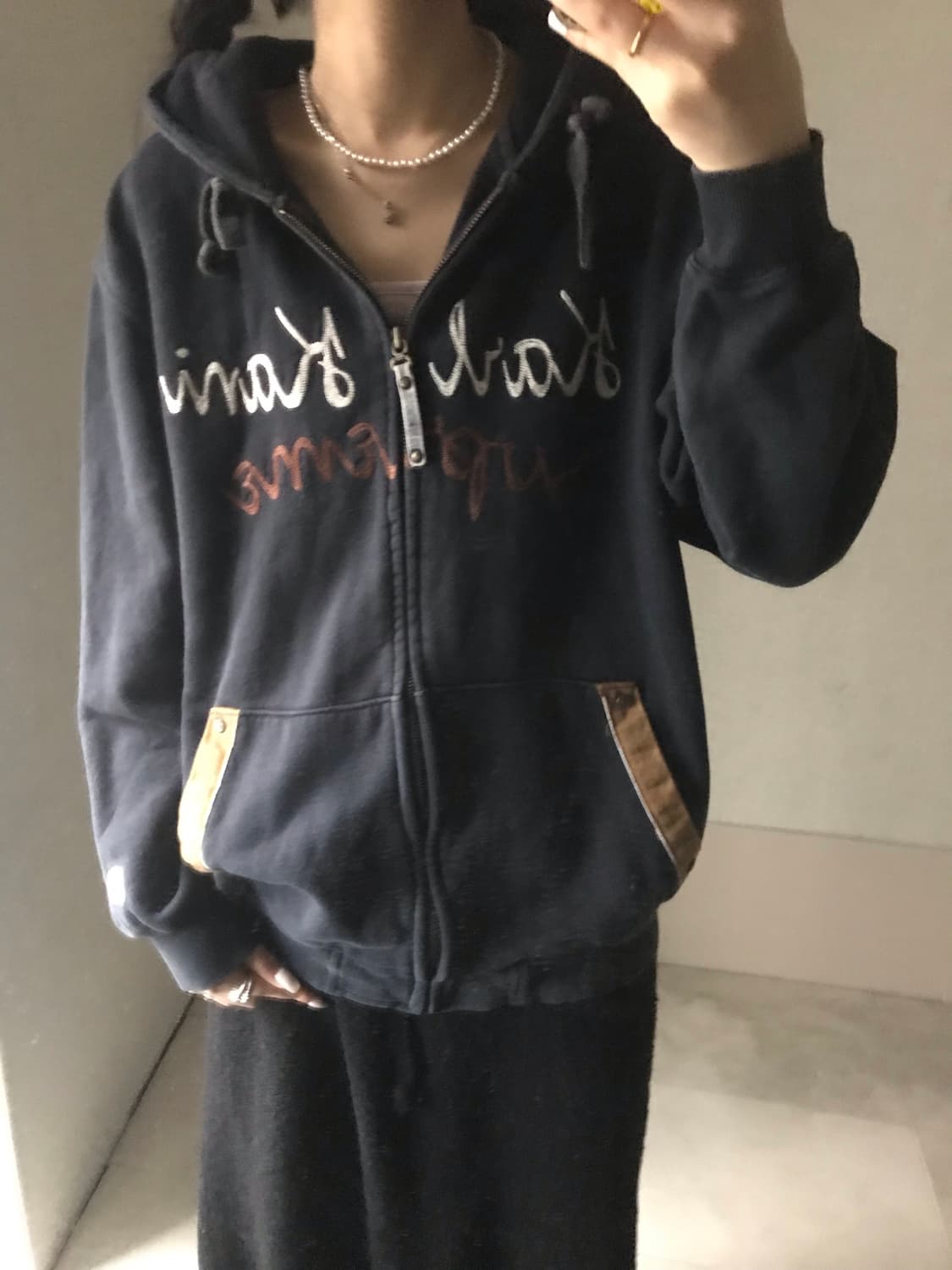 칼카니 00s 오버핏 후드집업 상품이미지1