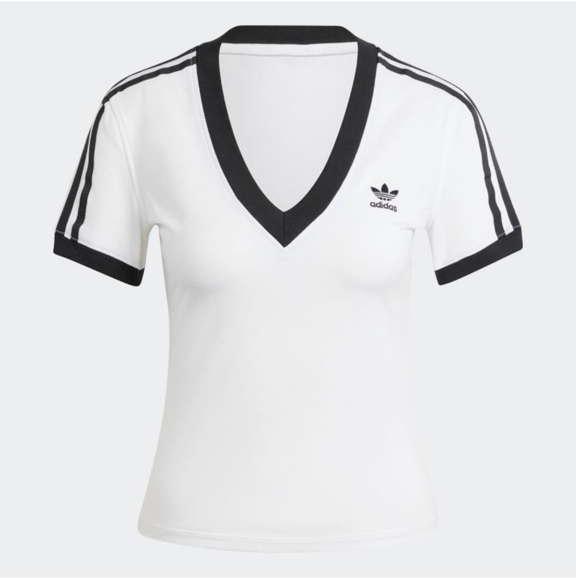 아디다스 3S 브이넥 반팔 티셔츠 상품이미지1