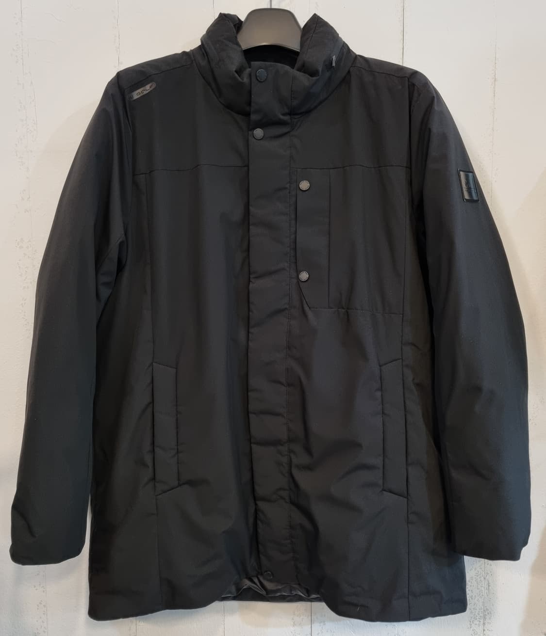 밀레 골프 남성 덕다운 롱파카 105 블랙 상품이미지1