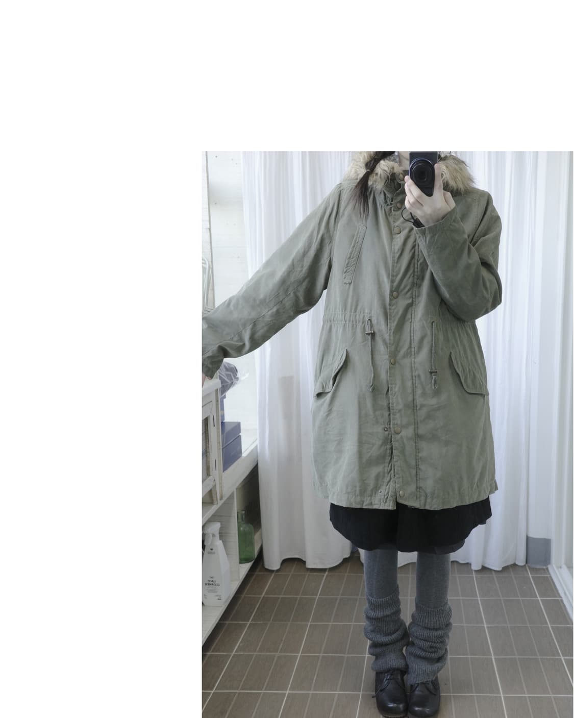 Olive girl khaki jacket 상품이미지6