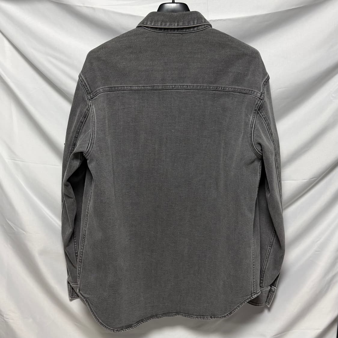 [S+급/39] 디올 Bee자수 로고 데님 셔츠 자켓 그레이 상품이미지4