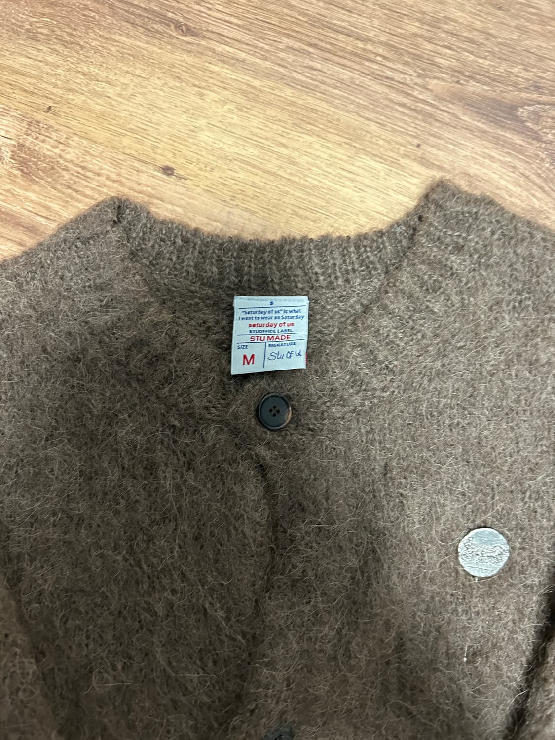 에스티유 모헤어 가디건 브라운 상품이미지3