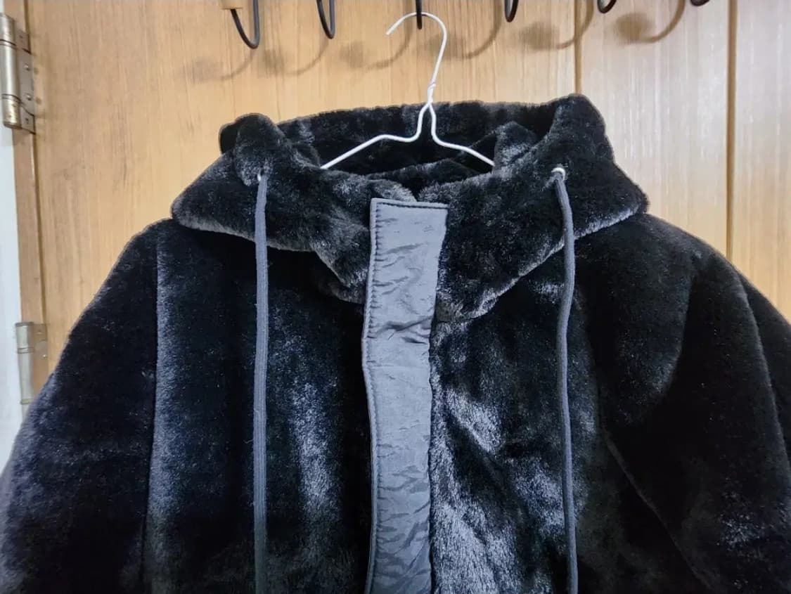 (F)여성 밍크퍼 아노락 패딩 점퍼 상품이미지2