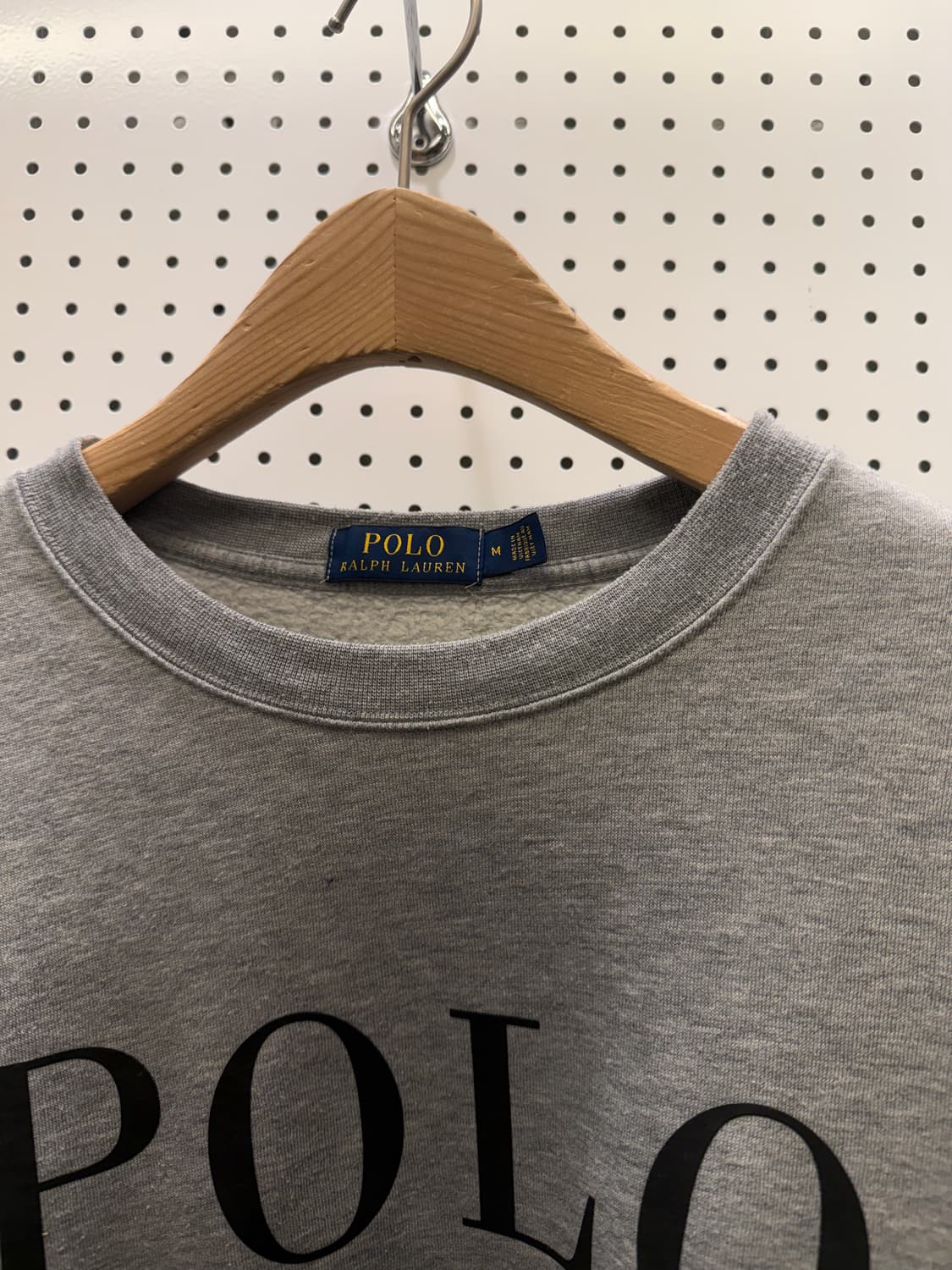 폴로 랄프로렌 신형 빅로고 그레이 맨투맨 U75 상품이미지4